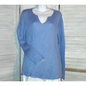 Eileen Fisher Sweater Women's Size L Long Sleeve Layered Pullover Wool Viscose